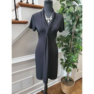 Lori Michaels Cowl Neck Short Sleeve Dress